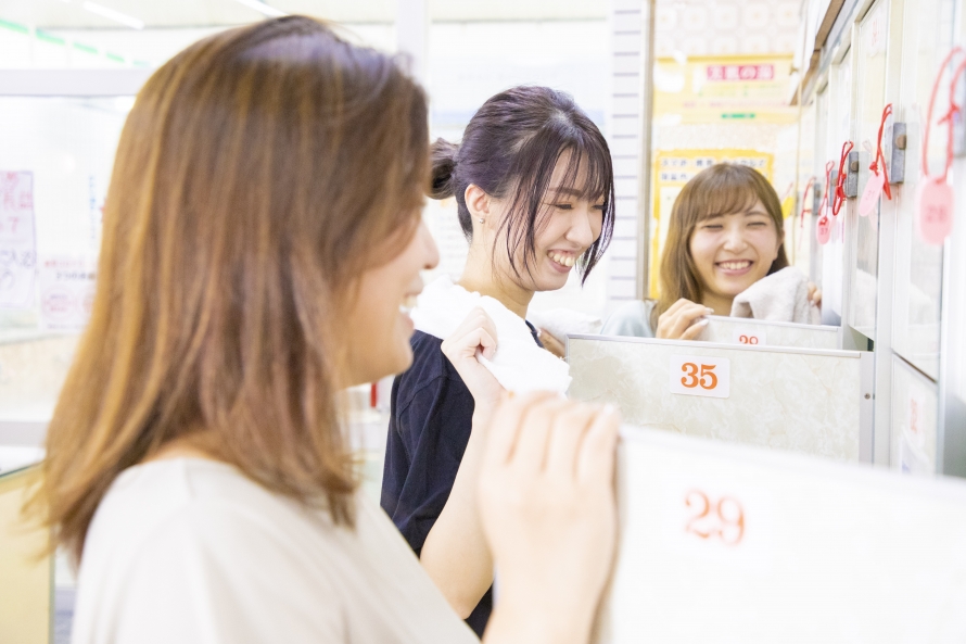 布施の商店街にある戎湯